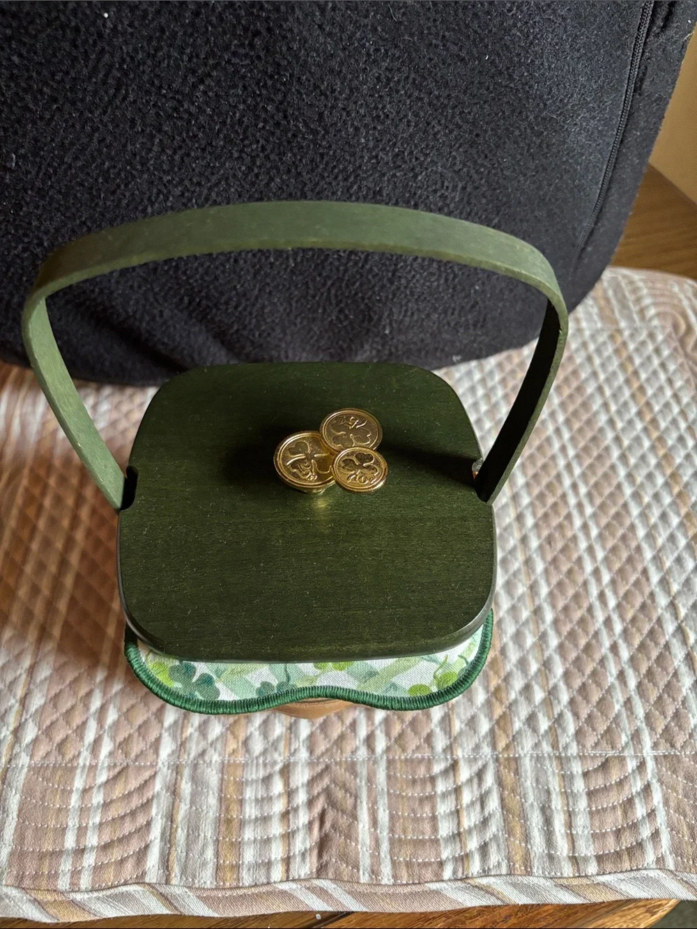 Longaberger 2009 St Patrick’s Day Basket Set